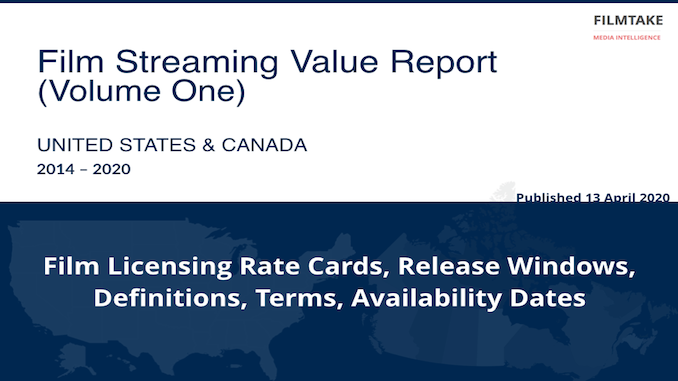 Film Streaming Value Report (Volume One)